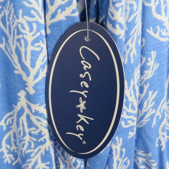 Casey Key* Women's 3/4 Sleeve V-Neck Curved Hem Sequin Pullover Blouse~ Size PXL - Picture 6 of 11